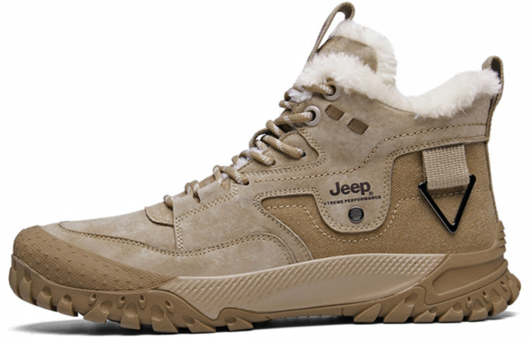 Jeep Comfortable And Versatile, Fleece Lined Thermal, Slip Resistant And Abrasion Resistant Mid top Outdoor Shoes Men’s
