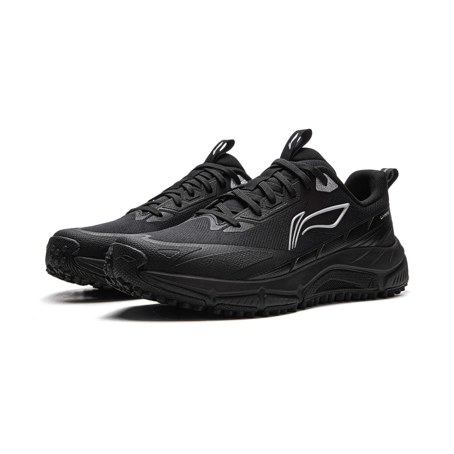 Li Ning Chasing wind Cushioning Slip Resistant Abrasion Resistant Coverage Low top Casual Trail Running Shoes