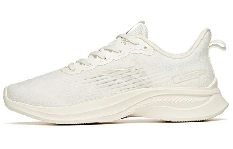 Anta Hydrogen Run III Versatile Cushioning Slip Resistant Abrasion Resistant Low top Running Shoes Women's Ivory White