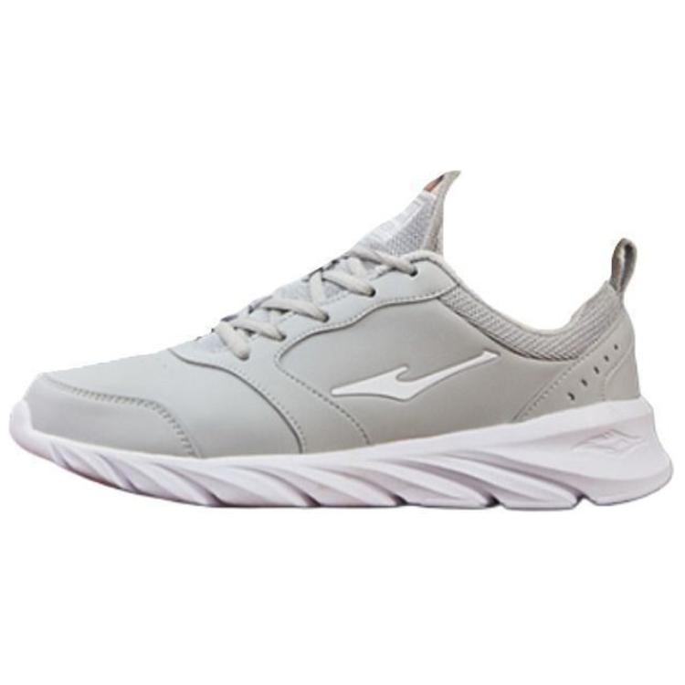Erke Cushioning Slip Resistant Abrasion Resistant Waterproof And Breathable Rebound Low top Running Shoes Men’s Gray