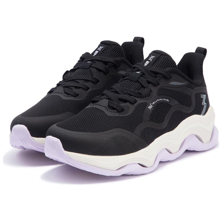361° Cushioning Slip Resistant Low top Running Shoes Women’s Black Purple