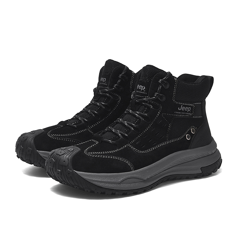 Jeep High top Outdoor Shoes Men’s Black