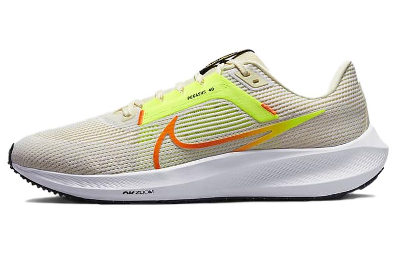 Nike Air Zoom Pegasus 40 Comfortable, wear-resistant, breathable, lightweight, low-top casual training running shoes, men's off-white