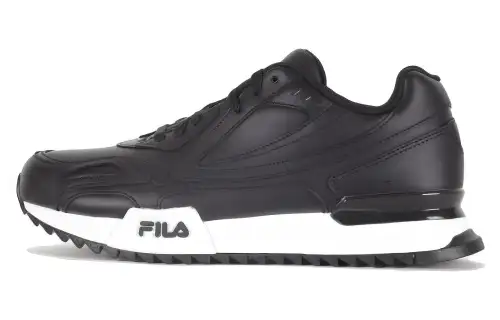 FILA Comfortable Cushioning, Wear Resistant Low top Running Shoes Women's Black