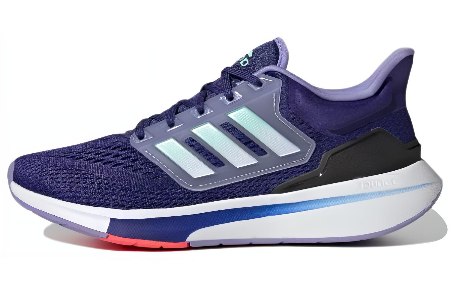 Adidas EQ21 Run Comfortable Abrasion Resistant Breathable Low top Running Shoes Women's Dark Blue