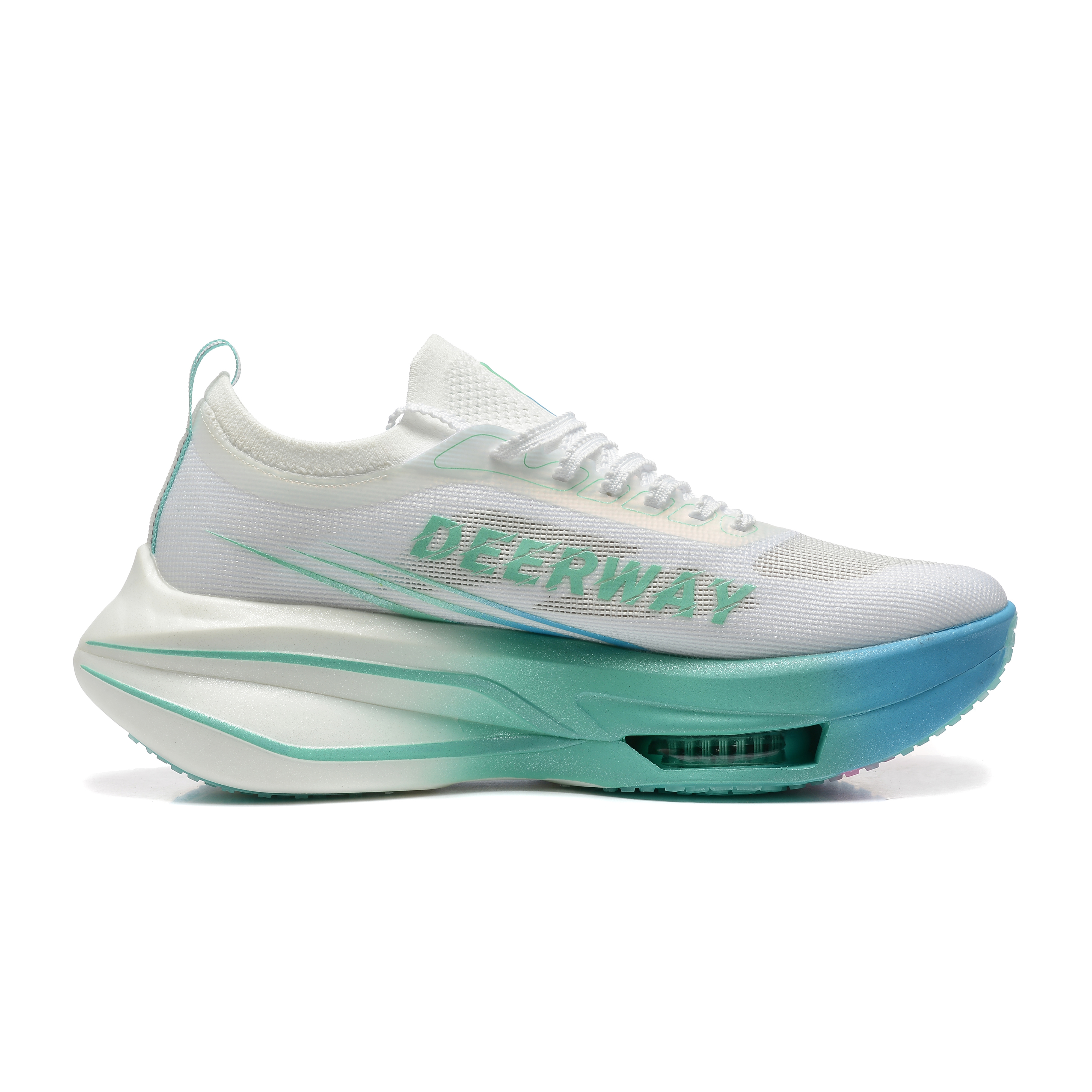 DEERWAY Running Shoes Unisex Pink Dark Cyan