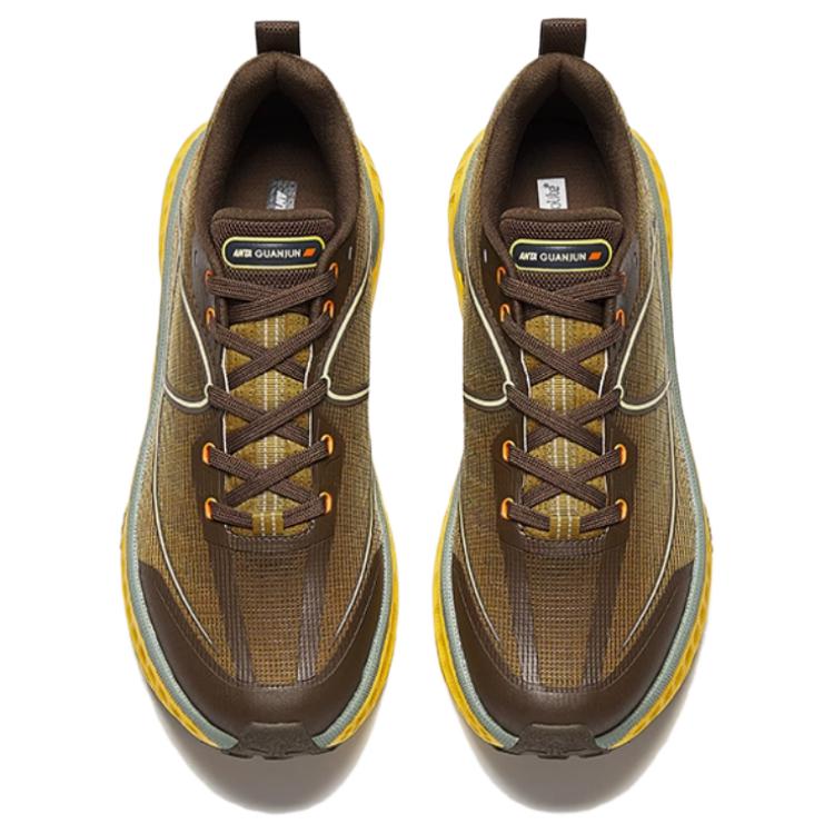 Anta Champion Full Row 2 Cushioning Breathable Cushioning Breathable Low top Casual Running Shoes Men’s Tawny