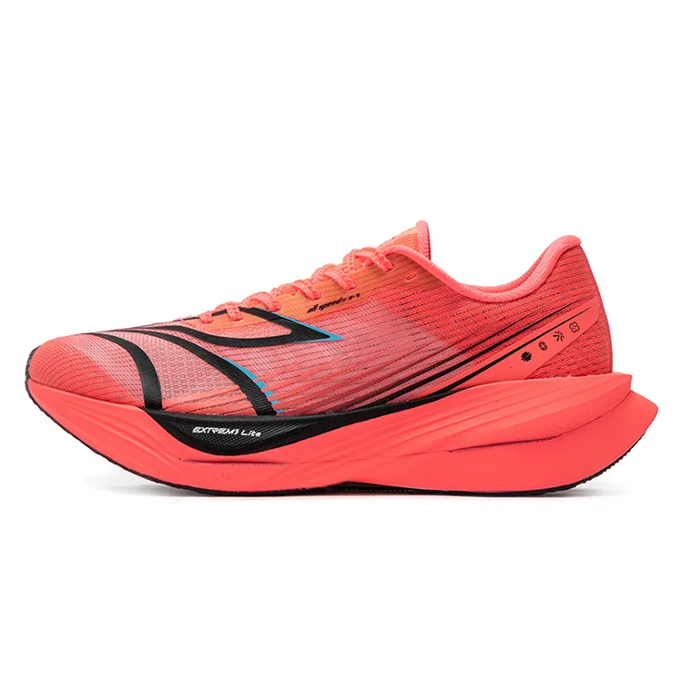 361° Feitian ET Low top Carbon Plate Casual Training Racing Running Shoes Men's Fluorescent Red