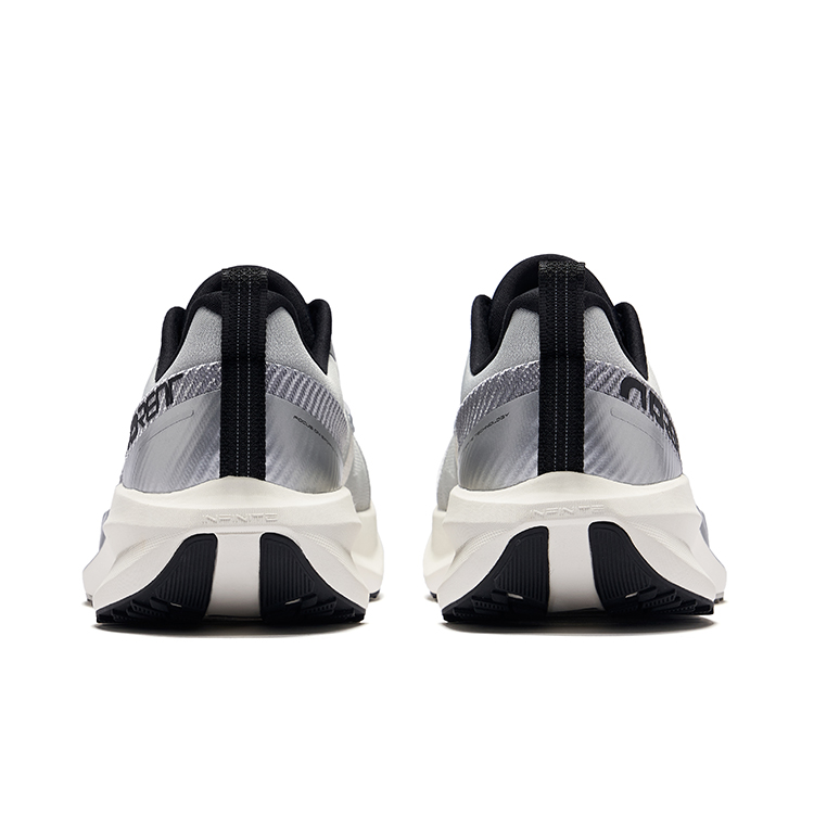 Erke Low top Qidan Technology City Commuting Running Shoes Men’s White Dew Gray Snow Gray