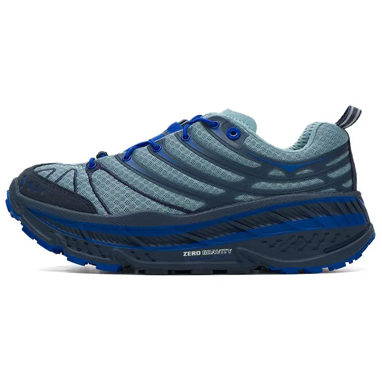 HOKA ONE ONE Stinson Evo OG Soft And Comfortable Balance Trail Running Shoes Unisex Blue