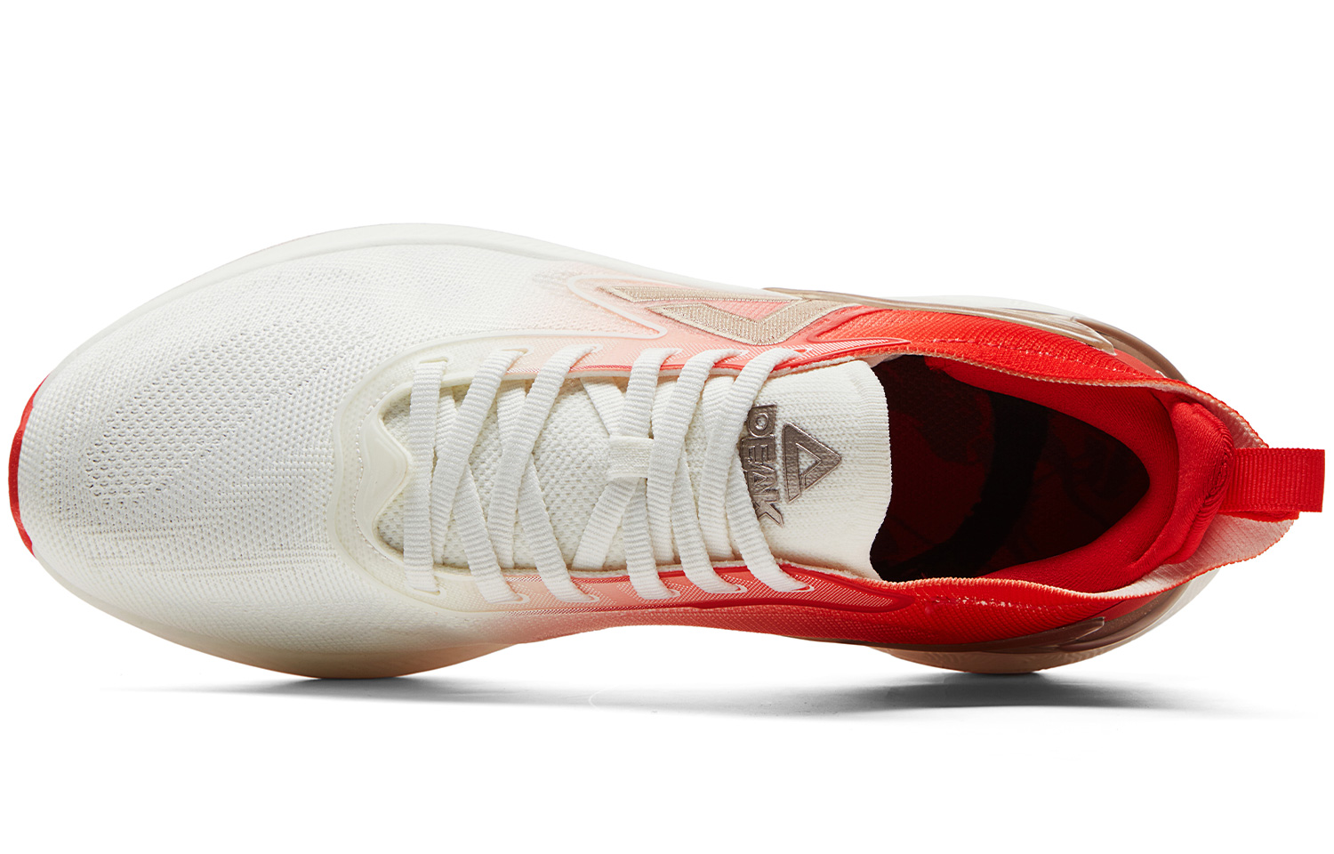PEAK Taichi 6.0 Cushioning Breathable Low top Running Shoes Women’s Beige White Red