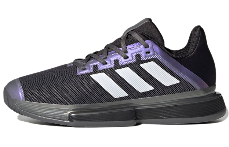 Adidas Solematch Bounce Running Shoes Men's Low Top Black/Purple