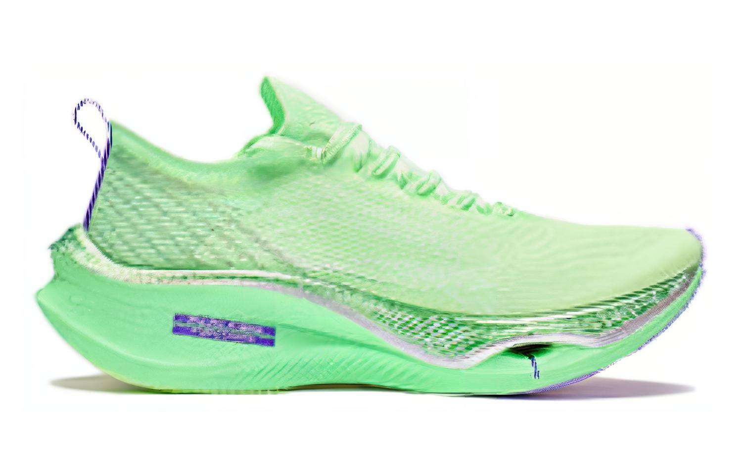 Li Ning Feidian 3 Ultra Lightweight Abrasion Resistant Breathable Low top Running Shoes Unisex Green