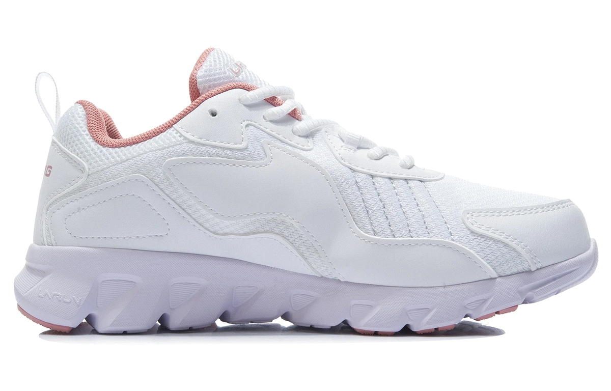 Li Ning Sports Cushioning Slip Resistant Abrasion Resistant Low top Running Shoes Women’s White