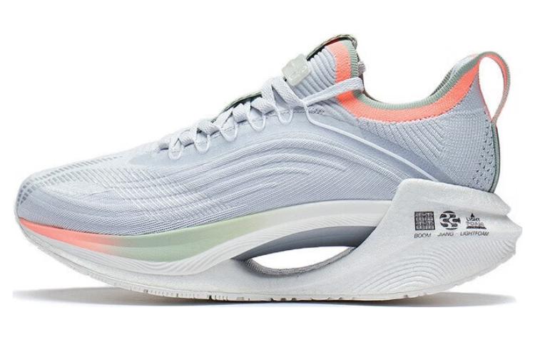Li Ning Shadow Essential Cushioning Slip Resistant Abrasion Resistant Low top Running Shoes Women’s Light Frost Blue