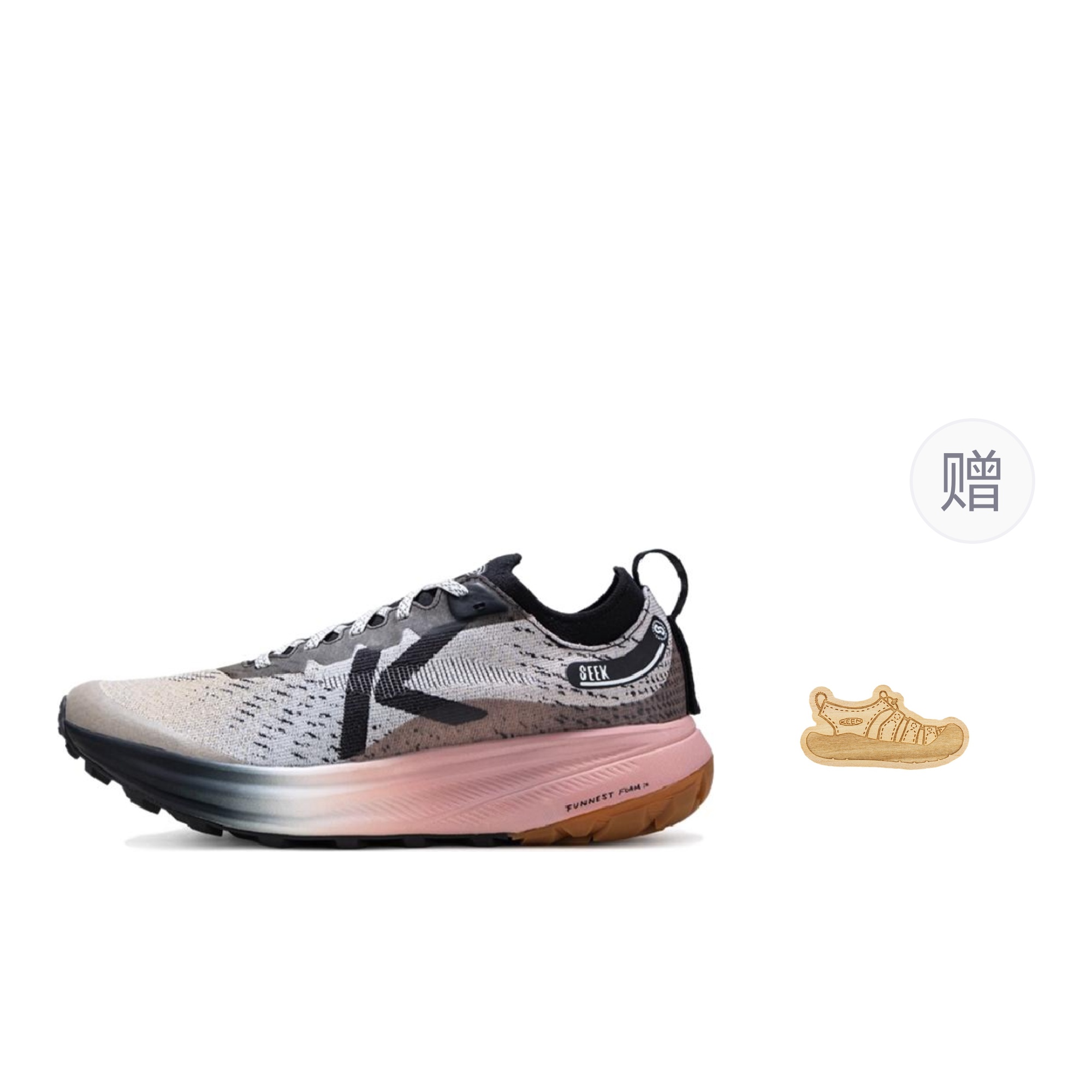 Keen Seek Abrasion Resistant Breathable Rebound Low top Running Shoes Women’s Black