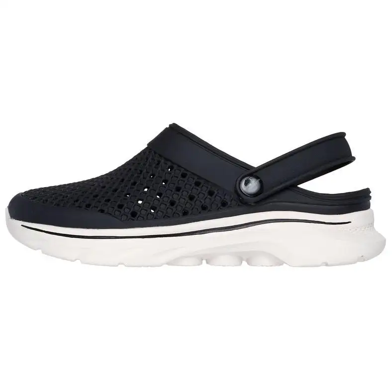 Skechers GO WALK 7 Closed Toe Slippers Women's Black White