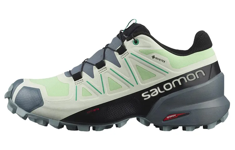 SALOMON CROSS Gore Te Abrasion Resistant Low top Outdoor Shoes Women's Light Green