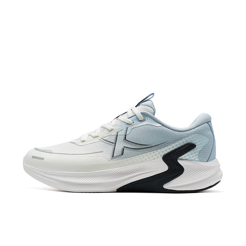 XTEP Abrasion Resistant Slip Resistant Low top Casual Running Shoes Men’s White Blue