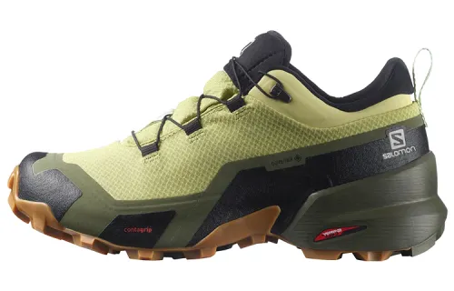 SALOMON Cross Hike Gore Te Low top Outdoor Shoes Women's Green Black