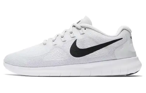 Nike Free Run 2017 White Black Pure Platinum Women's
