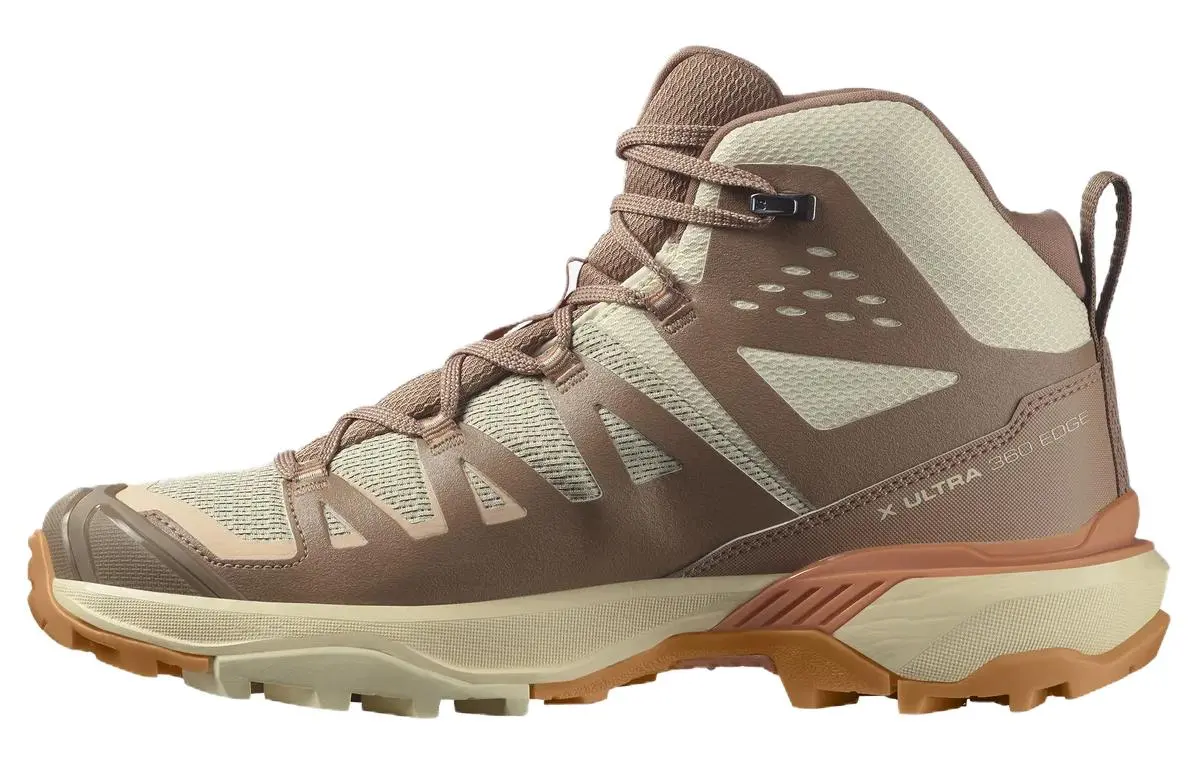SALOMON X ULTRA 360 High top Outdoor Shoes Women's Beige Brown