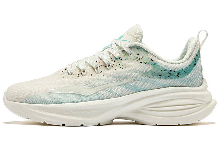 Erke Cushioning Abrasion Resistant Cushioning, Wear Resistant Low top Running Shoes Women’s White Blue