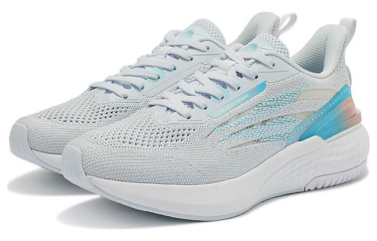 361° Slip Resistant, Abrasion Resistant, Breathable Low top Running Shoes Women's White Blue