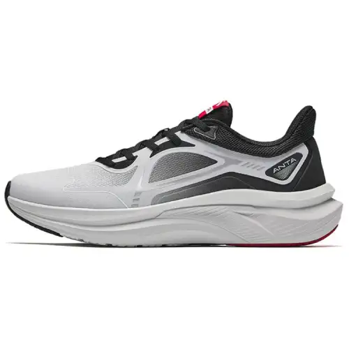 Anta Feihong Cushioning, Wear Resistant Low top Running Shoes Men's Gray Black