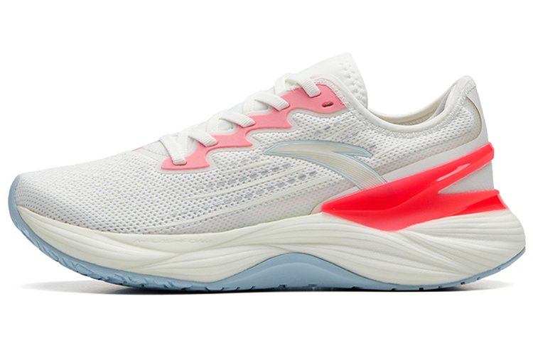 Anta Tron 2.0 Professional Breathable And Wear resistant Low top Running Shoes Women's White Red