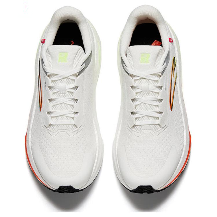Anta Champion 3SE Textile, Synthetic Leather Low top Running Shoes Men’s White Black Orange
