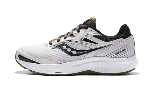 Saucony Cohesion 16 Comfortable Cushioning Low top Casual Running Shoes Men's Light Gray Black