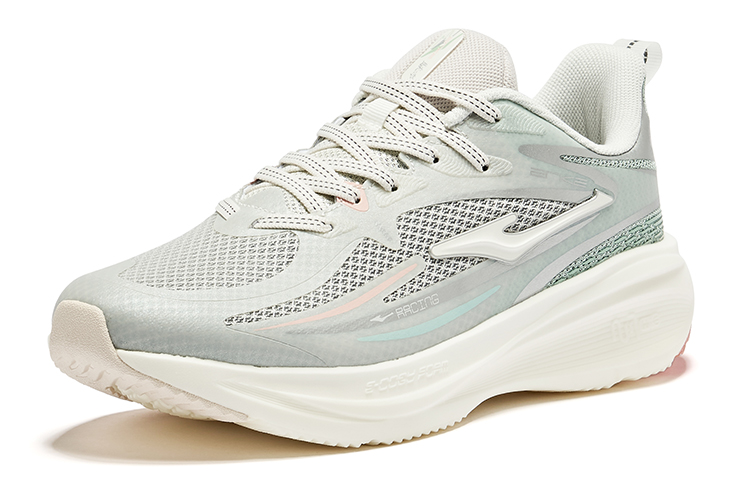 Erke Comfortable And Breathable Cushioning, Wear Resistant Low top Running Shoes Women’s White Green