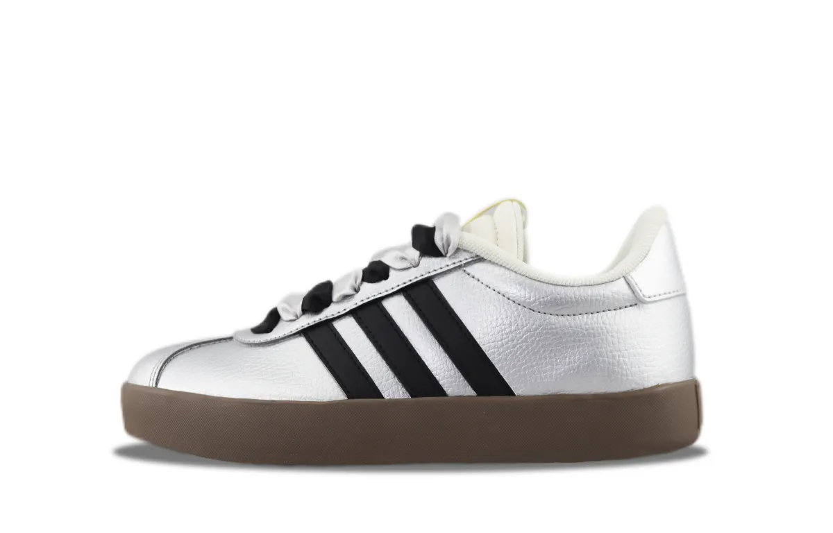 Adidas VL COURT 3.0 Low top Skateboard Shoes Unisex Silver
