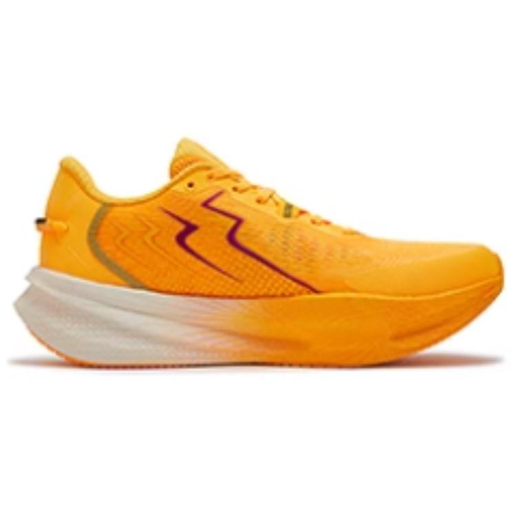 361° Surge Float 2.0 Abrasion Resistant Rebound Low top Carbon Plate Casual Running Shoes Men’s Orange Purple