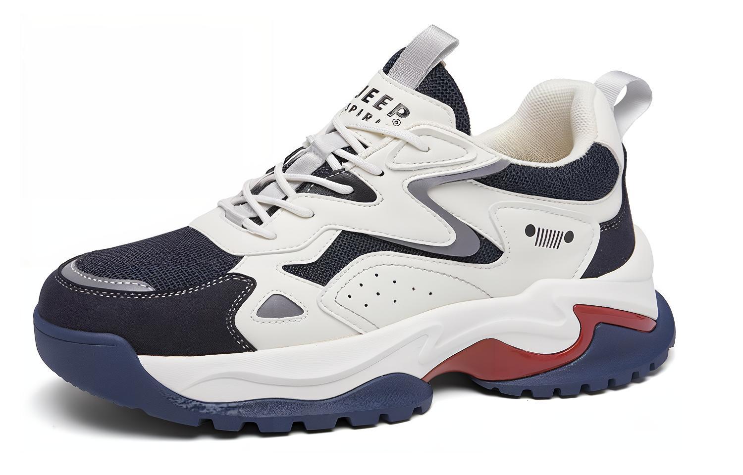 JEEP SPIRIT Low top Outdoor Shoes Men’s White Blue