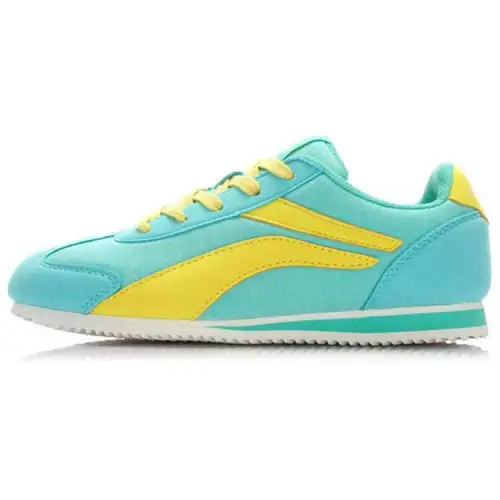 Li Ning Running Shoes Women's Low Top Aqua Blue/Yellow