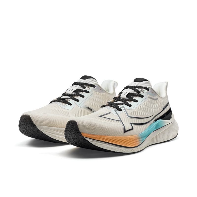XTEP 2000km 3.0 Low top Training Long Distance Running Physical Fitness Test & Exam Running Shoes Men’s White