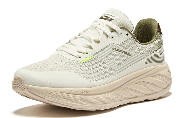 Erke Lightweight Cushioning Low top Running Shoes Men’s Microcrystal White