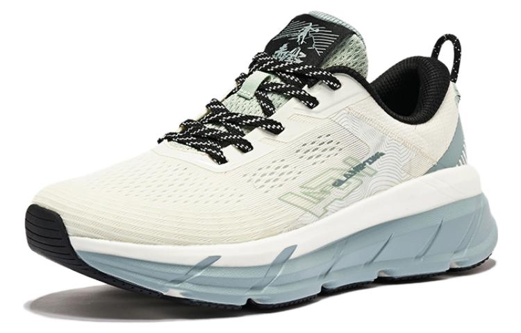 QIAODAN Sports Cushioning Low top Running Shoes Men’s Ivory Mountain Shadow Green
