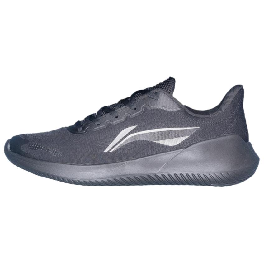 Li Ning Cushioning Abrasion Resistant Breathable Low top Running Shoes Men’s Black