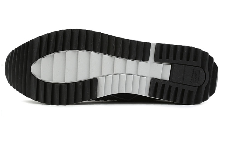 Кроссовки Onitsuka Tiger MHS (черные) — Чёрный / белый — фото 5