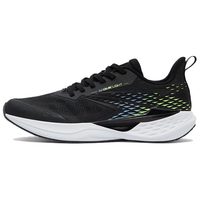 361° FlyFish Cushioning Slip Resistant Low top Running Shoes Men’s Black Blue