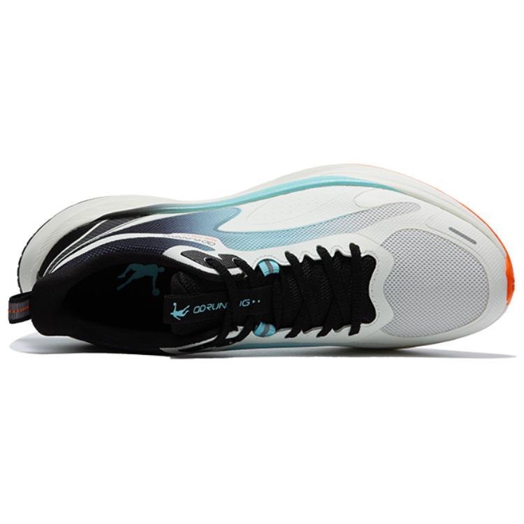 QIAODAN Light Speed 4.0 Cushioning Breathable Low top Q KUNGFU LIGHT Running Shoes Men’s White Blue