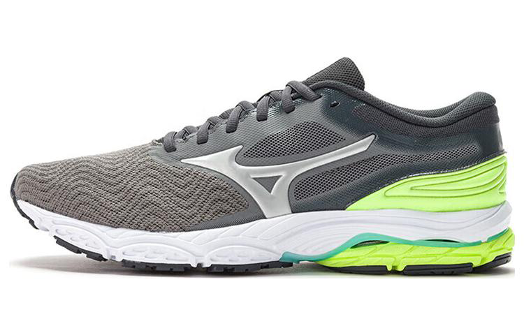 Мужские кроссовки Mizuno (серо-зеленые)