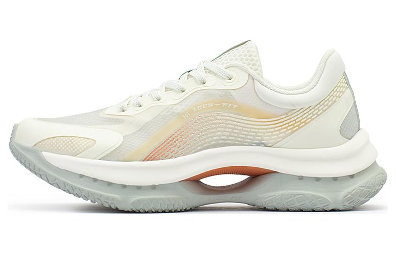 361° Comfortable Slip Resistant, Abrasion Resistant, Breathable Low top Running Shoes Men’s White Yellow Green