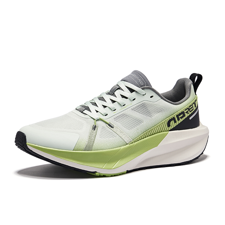 Erke Cushioning Rebound Low top Qidan Technology City Commuting Running Shoes Men’s Dusty Green Laurel Leaf