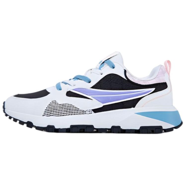 QIAODAN Slip Resistant Abrasion Resistant Low top Running Shoes Women’s White Black