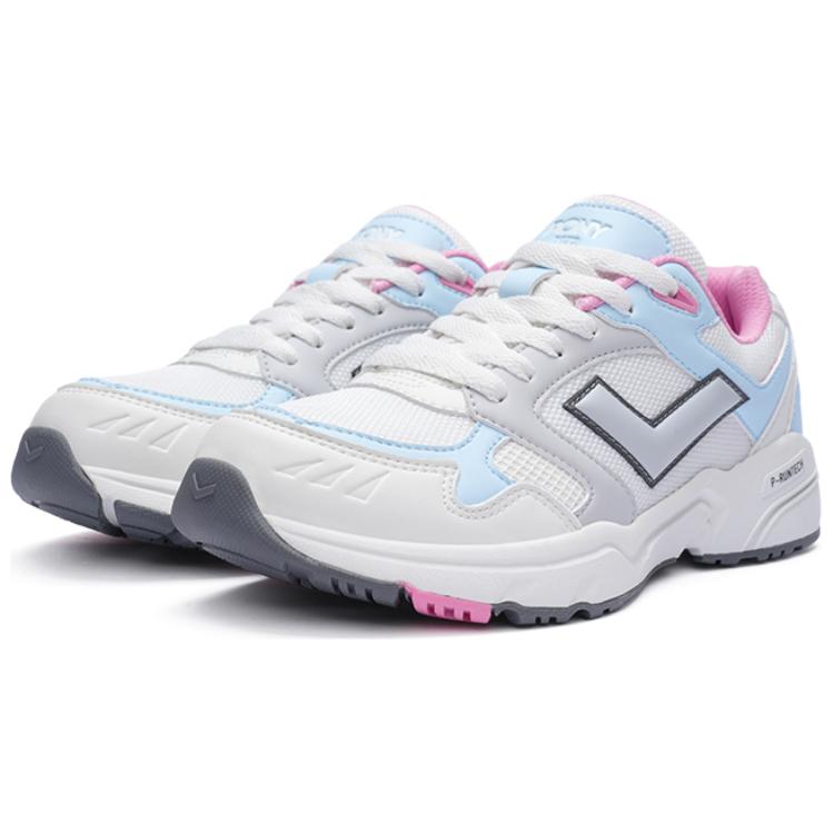 Pony MJ 72 Slip Resistant Abrasion Resistant Low top Casual Running Shoes Unisex White Blue