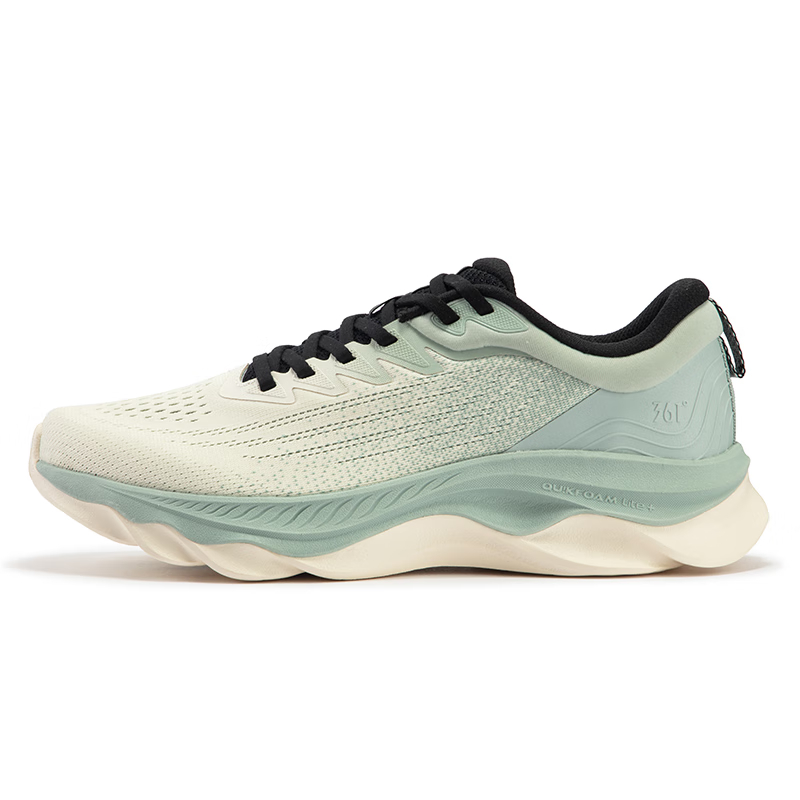 361° Cushioning Breathable Low top Casual Running Shoes Men’s Beige Green